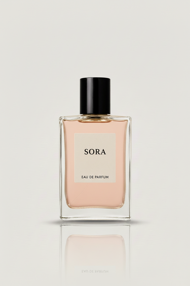 Sora Eau de Parfum for women by The Perfume Stash London, a modern luxury fragrance with blackcurrant, jasmine and vanilla